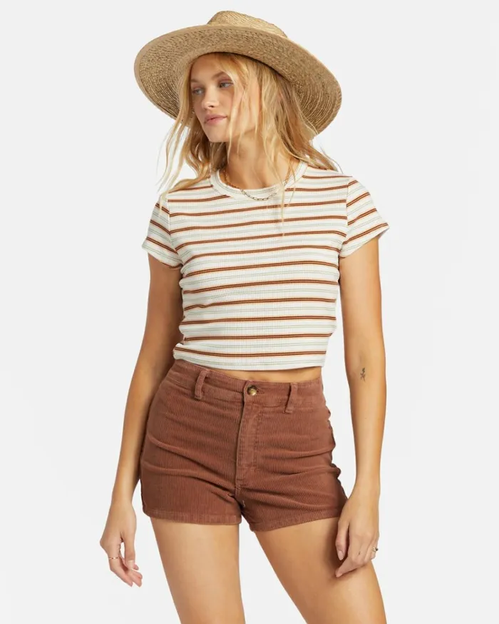 Free Fall Corduroy Shorts Toasted Coconut Women Billabong Shorts