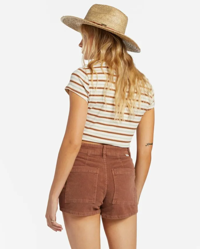 Free Fall Corduroy Shorts Toasted Coconut Women Billabong Shorts