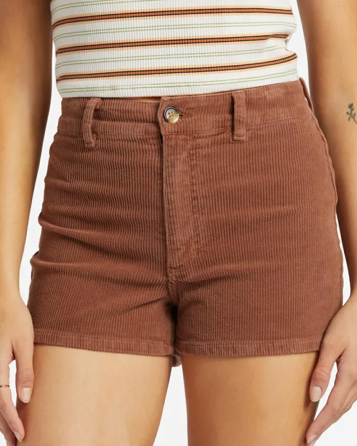 Free Fall Corduroy Shorts Toasted Coconut Women Billabong Shorts