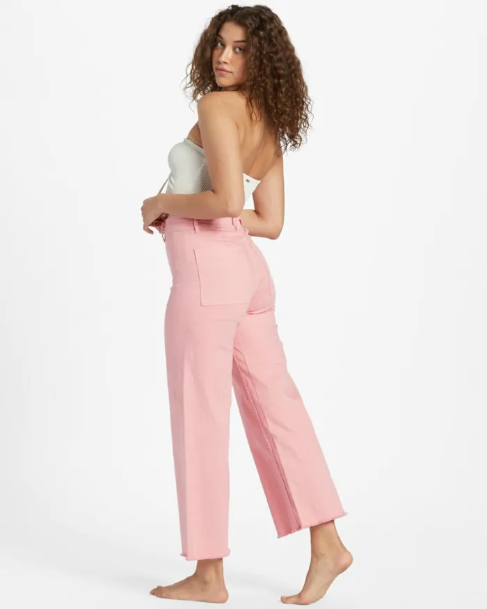 Free Fall HighWaist Pants Flamingo Women Billabong Denim