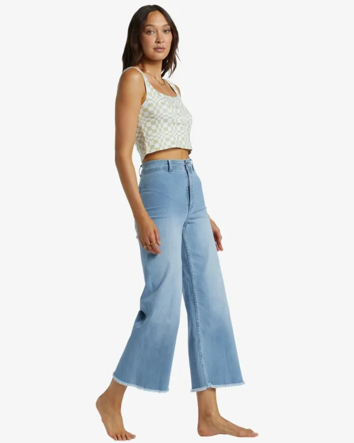 Free Fall Indigo WideLeg Jeans Surf Spray Women Billabong Essentials