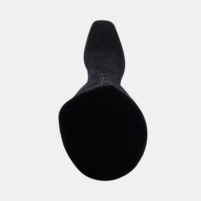 Fynn Boots Black Suede Women Dolce Vita Boots and Booties