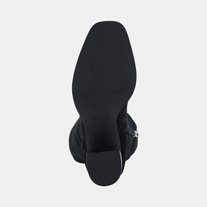 Fynn Boots Black Suede Women Dolce Vita Boots and Booties