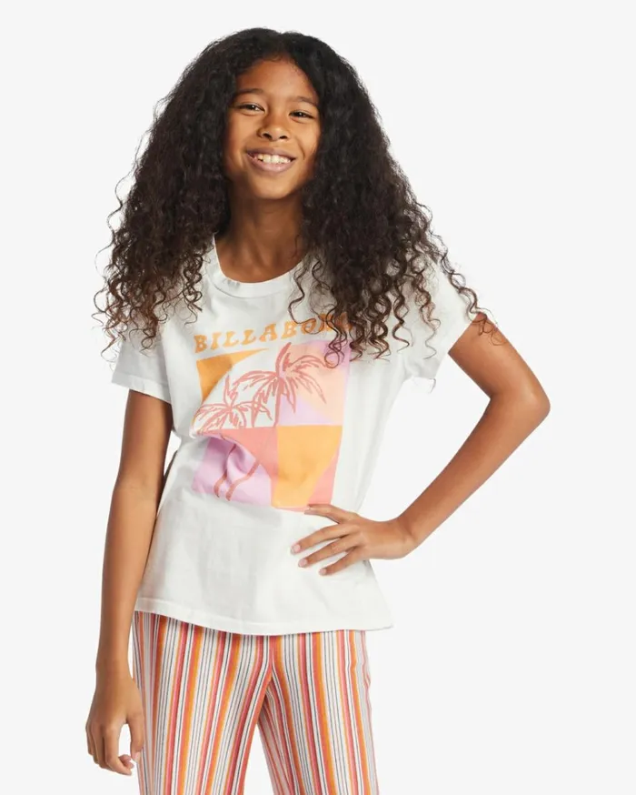 Girl039s Rad Palms TShirt Salt Crystal Kids Billabong Girls039 Tops and Tees