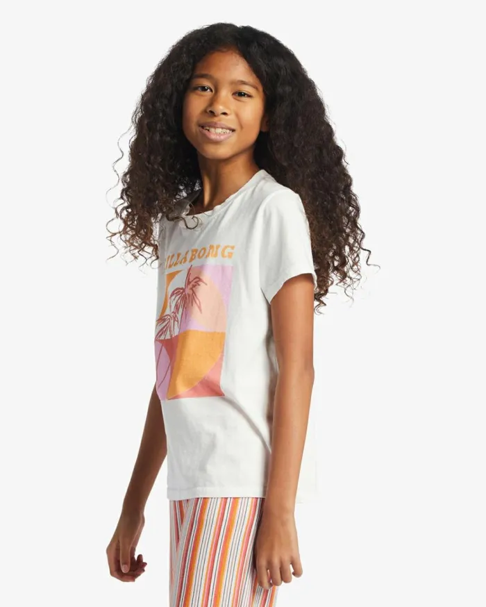 Girl039s Rad Palms TShirt Salt Crystal Kids Billabong Girls039 Tops and Tees