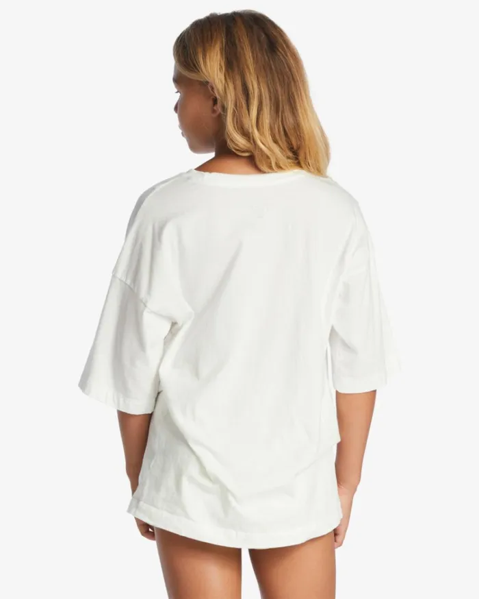 Girl039s Under The Sun Oversized TShirt Salt Crystal Kids Billabong Girls039 Tops and Tees