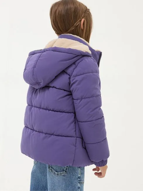 Girls Fatface Coats and Jackets Everly Purple Padded Jacket