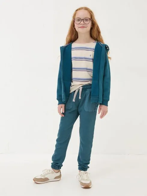 Girls Fatface Jeans and Leggings Jamie Blue Joggers