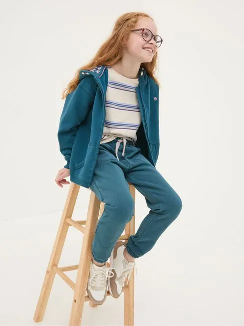 Girls Fatface Jeans and Leggings Jamie Blue Joggers Girls Fatface Jeans and Leggings Jamie Blue Joggers