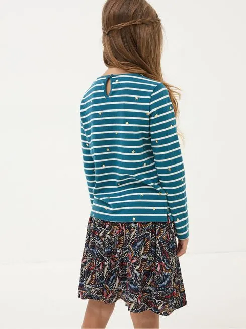 Girls Fatface Tops and TShirts Blue Star Breton TShirt Girls Fatface Tops and TShirts Blue Star Breton TShirt