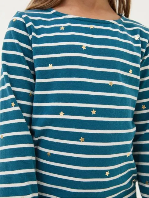 Girls Fatface Tops and TShirts Blue Star Breton TShirt Girls Fatface Tops and TShirts Blue Star Breton TShirt