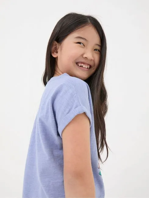 Girls Fatface Tops and TShirts Blue VW Graphic TShirt