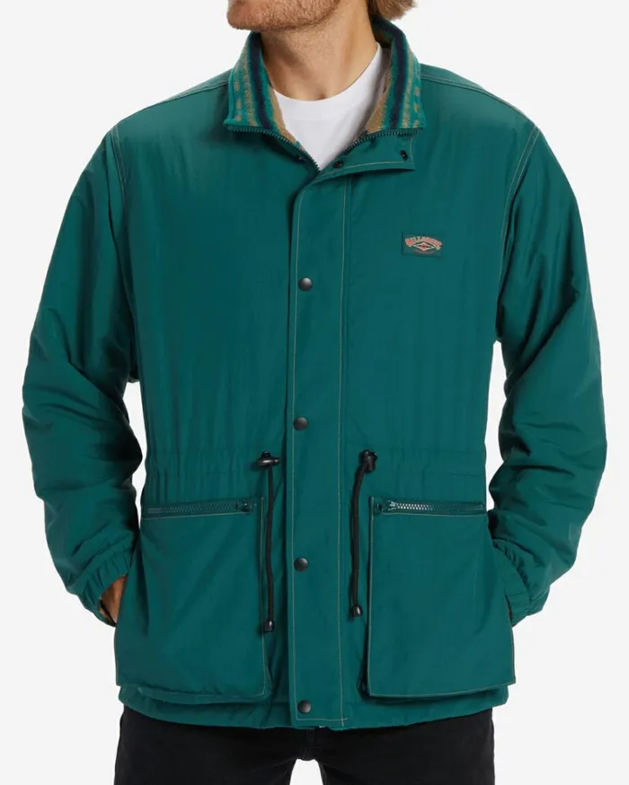 Gnaraloo Reversible Jacket Deep Teal Men Billabong Jackets