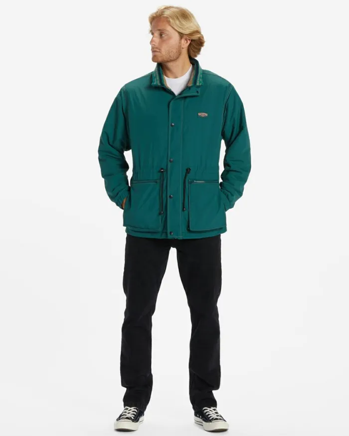 Gnaraloo Reversible Jacket Deep Teal Men Billabong Jackets