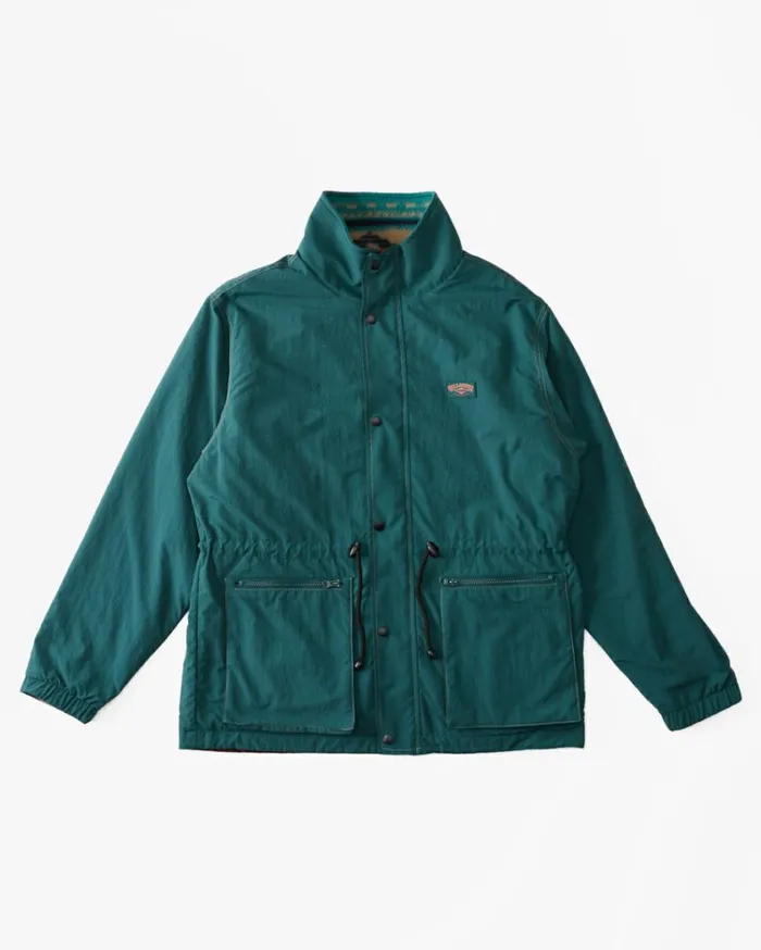 Gnaraloo Reversible Jacket Deep Teal Men Billabong Jackets