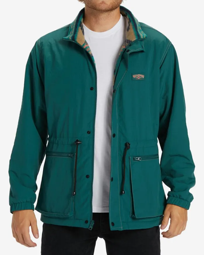 Gnaraloo Reversible Jacket Deep Teal Men Billabong Jackets