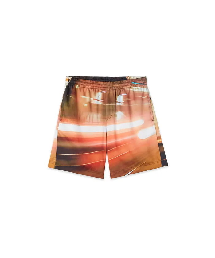 Google Pixel 034Night Metro034 Print Allover Shorts Men MSGM Pants And Shorts