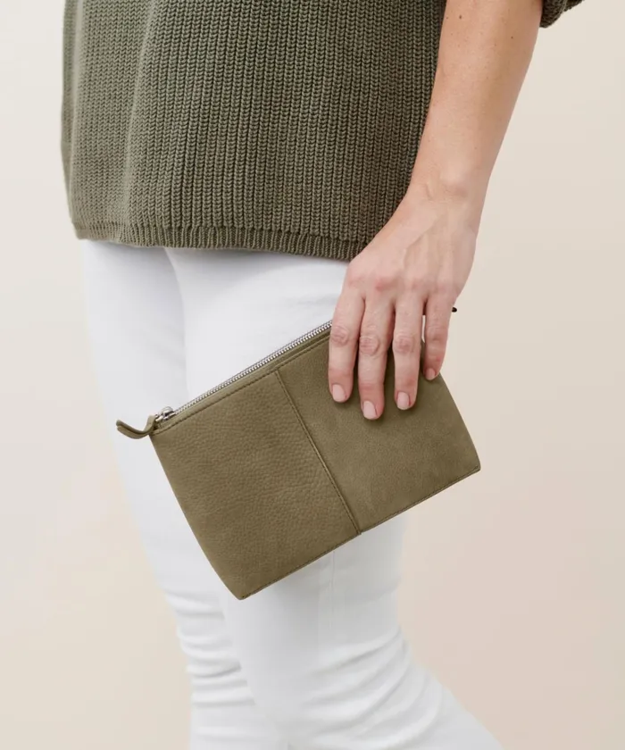 Handbags and Clutches Women Jenni Kayne Small Zip Pouch Laurel