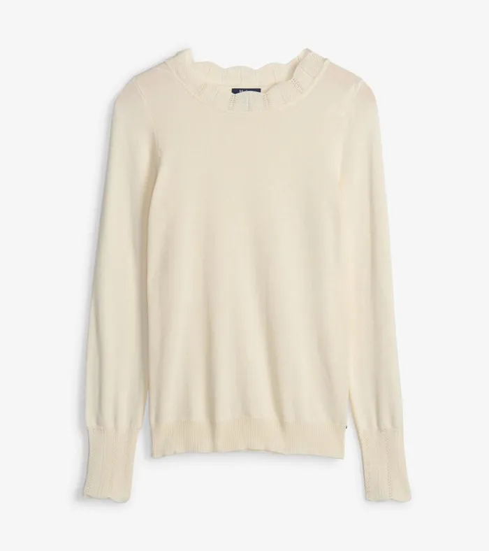 Hatley Alice Sweater 8211 Cream Women Sweaters