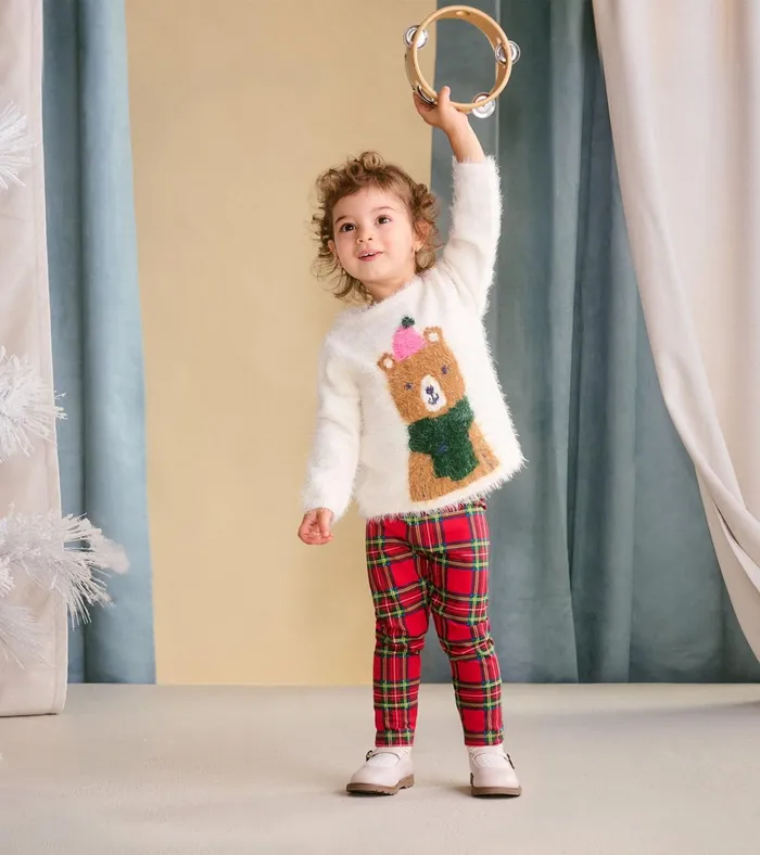 Hatley Baby and Toddler Cozy Bear Furry Sweater Baby and Toddler Sweaters
