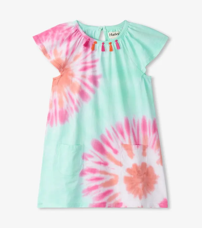 Hatley Baby and Toddler Girls Summer Sea Raglan Dress Baby and Toddler Dresses