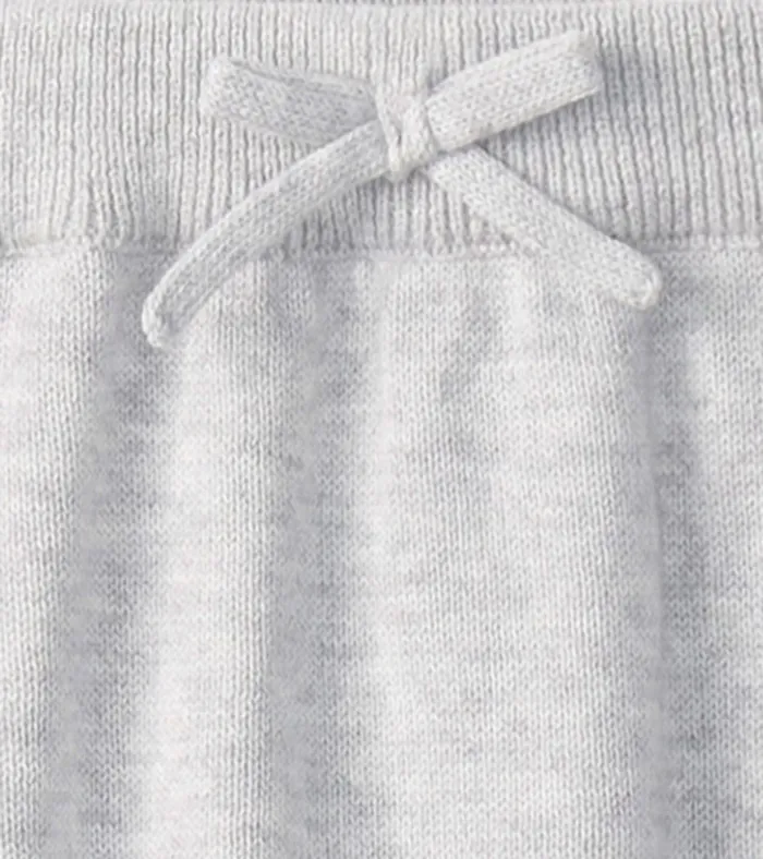 Hatley Baby Grey Melange Pull On Sweater Pants Baby and Toddler Bottoms