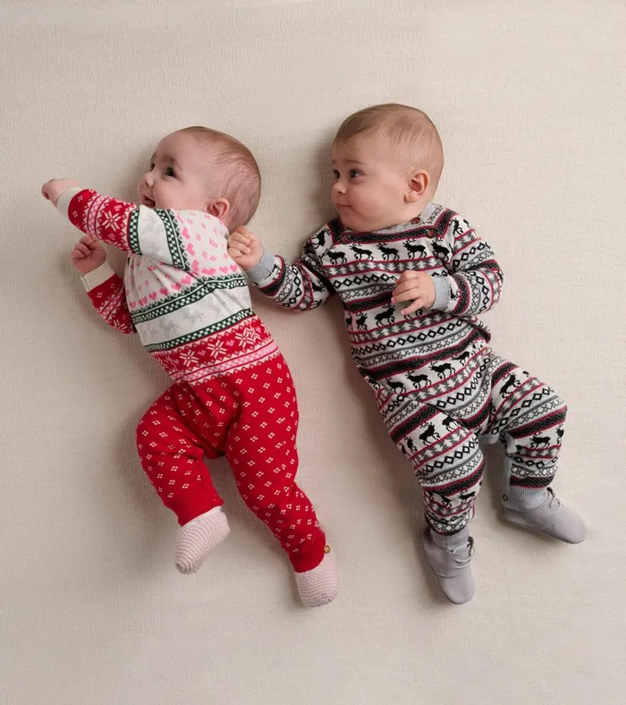 Hatley Baby Stag Fairisle Sweater Onesie Baby and Toddler Sweaters