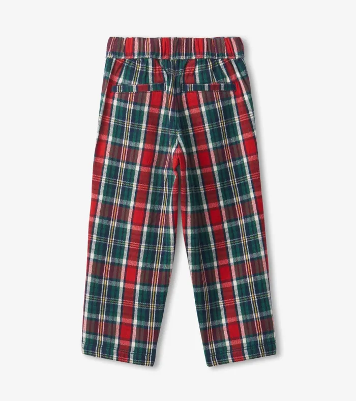 Hatley Christmas Plaid Straight Leg Pants Baby and Toddler Bottoms