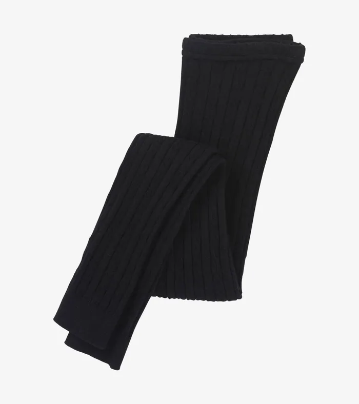 Hatley Girls Black Cable Knit Leggings Girls Bottoms