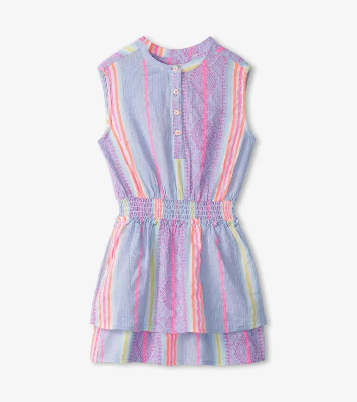 Hatley Girls Boho Summer Smocked Waist Dress Girls Dresses