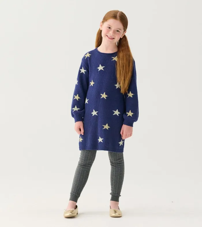 Hatley Girls Charcoal Cable Knit Tights Girls Bottoms