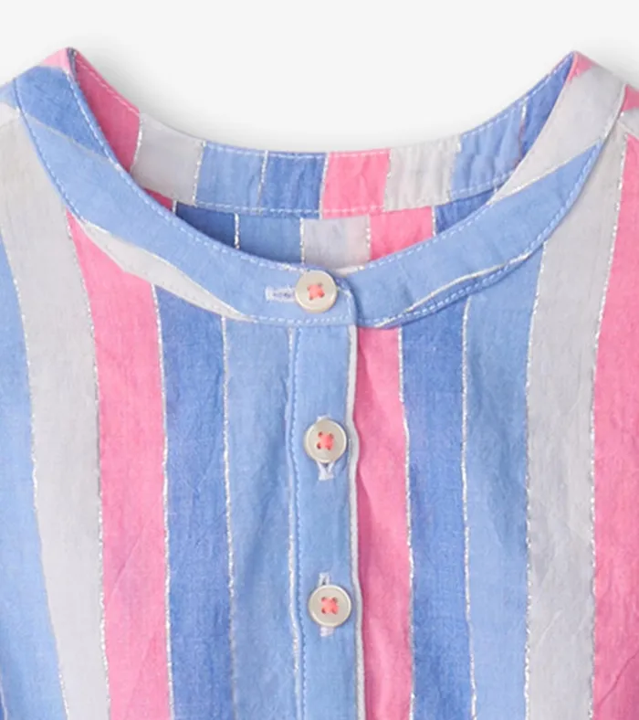 Hatley Girls Evening Sky Smocked Waist Dress Girls Dresses