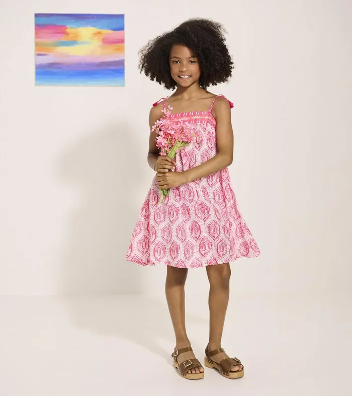 Hatley Girls Geo Mosaic Dress Girls Dresses
