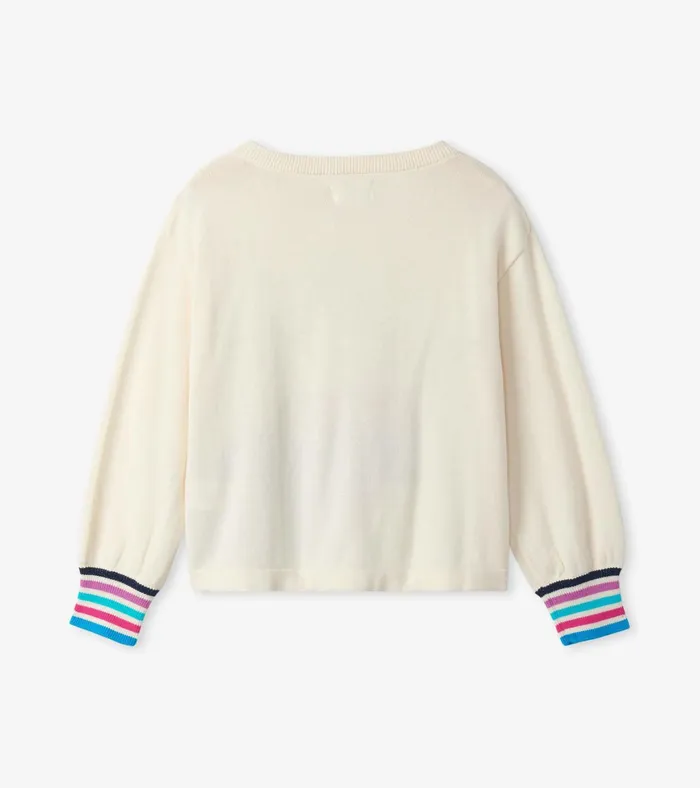Hatley Girls Shooting Star Sweater Girls Sweaters