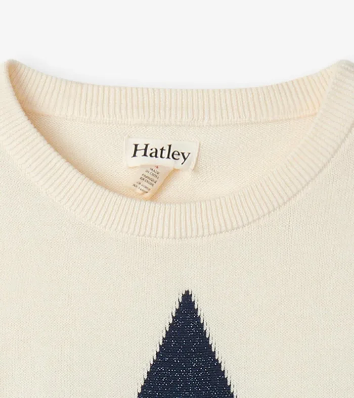 Hatley Girls Shooting Star Sweater Girls Sweaters