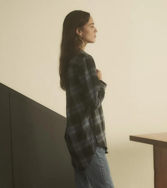 Hatley Lara Tunic 8211 Caviar Plaid Women Tops