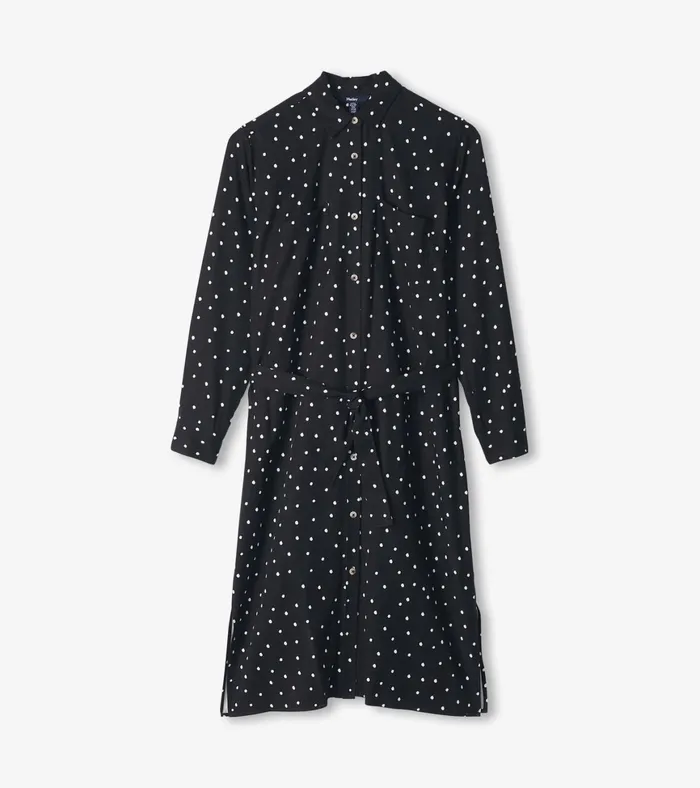 Hatley Midi Shirt Dress 8211 Classic Spots Women Dresses