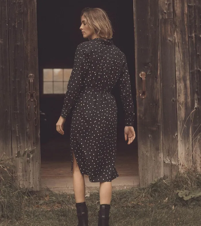 Hatley Midi Shirt Dress 8211 Classic Spots Women Dresses