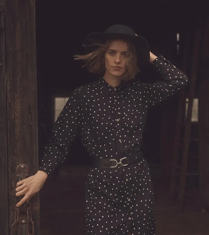 Hatley Midi Shirt Dress 8211 Classic Spots Women Dresses