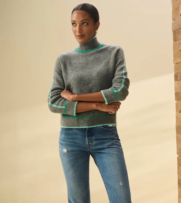 Hatley Raglan Pullover 8211 Charcoal Heather Women Sweaters