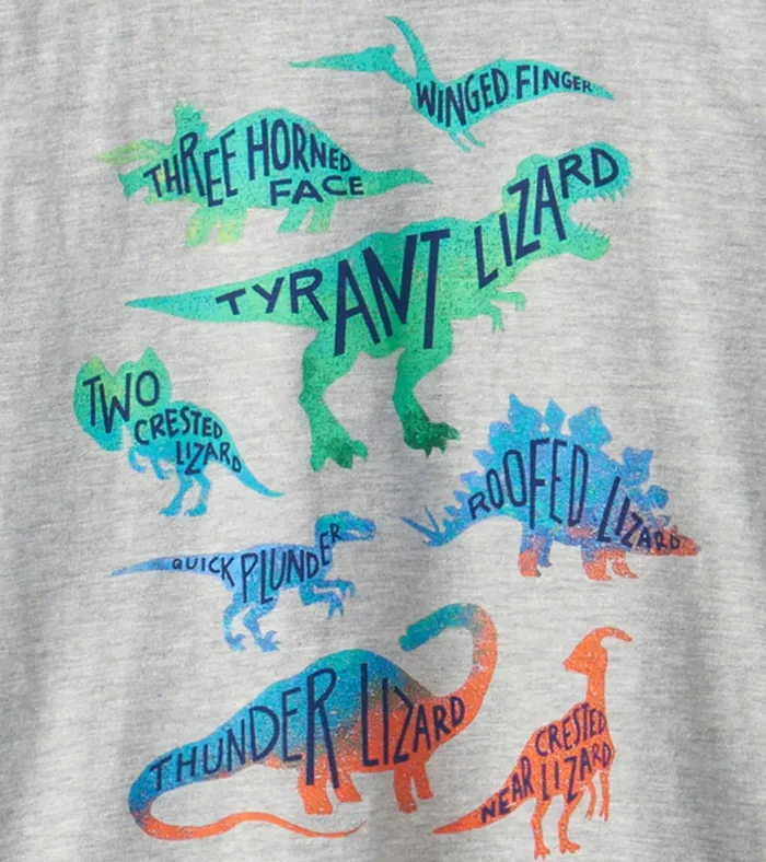 Hatley Real Dinos Long Sleeve TShirt Baby and Toddler Tops