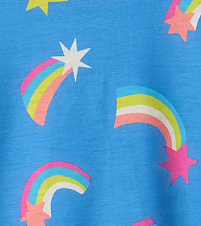 Hatley Shooting Stars Long Sleeve Girls Nightgown Girls Sleepwear