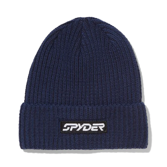 Hats Mens Spyder Groomers Beanie 8211 True Navy