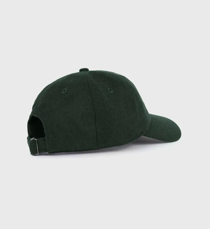 Hats Women Sporty and Rich NY Crest Wool Hat 8211 ForestGold