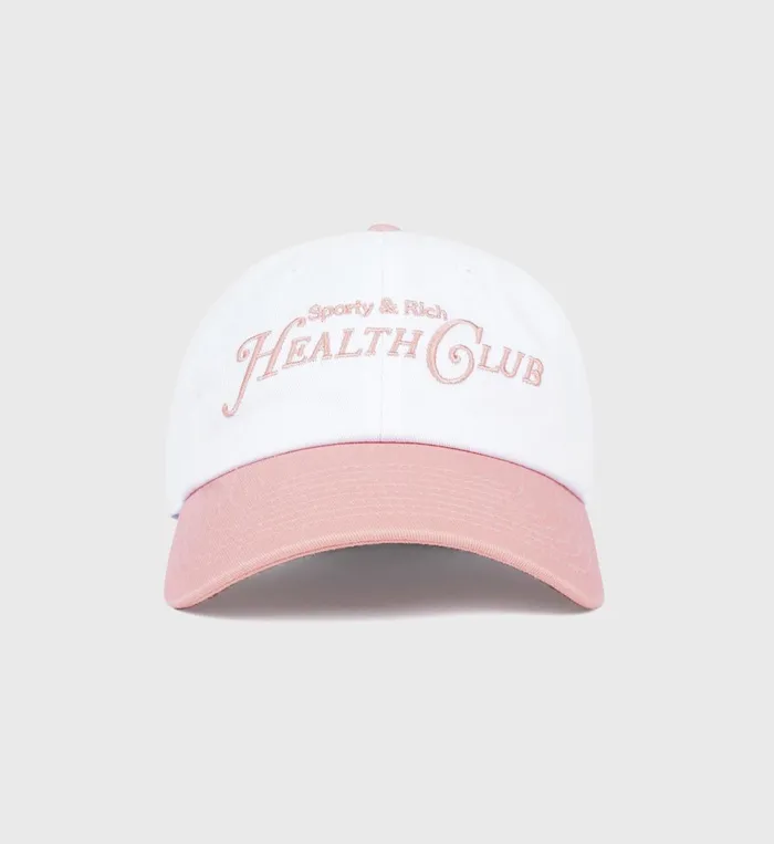 Hats Women Sporty and Rich Rizzoli Embroidered Hat 8211 WhiteBallet