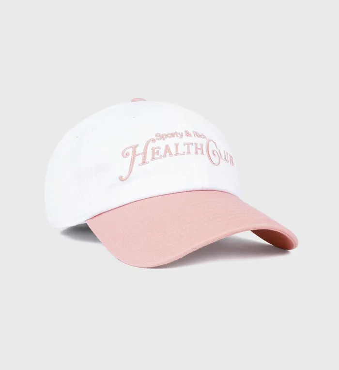 Hats Women Sporty and Rich Rizzoli Embroidered Hat 8211 WhiteBallet