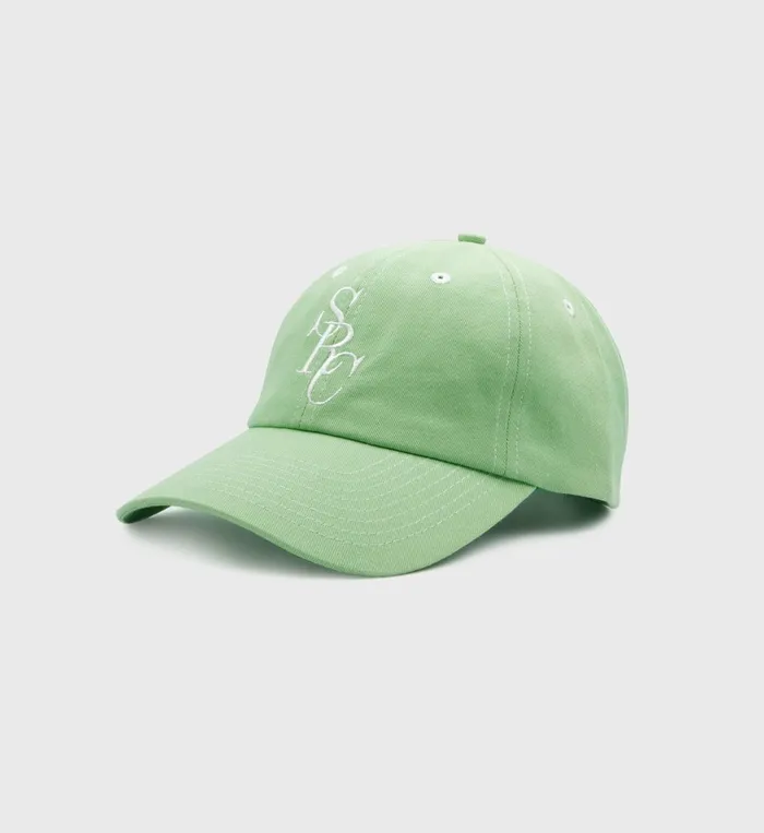 Hats Women Sporty and Rich SRC Hat 8211 Washed KellyWhite