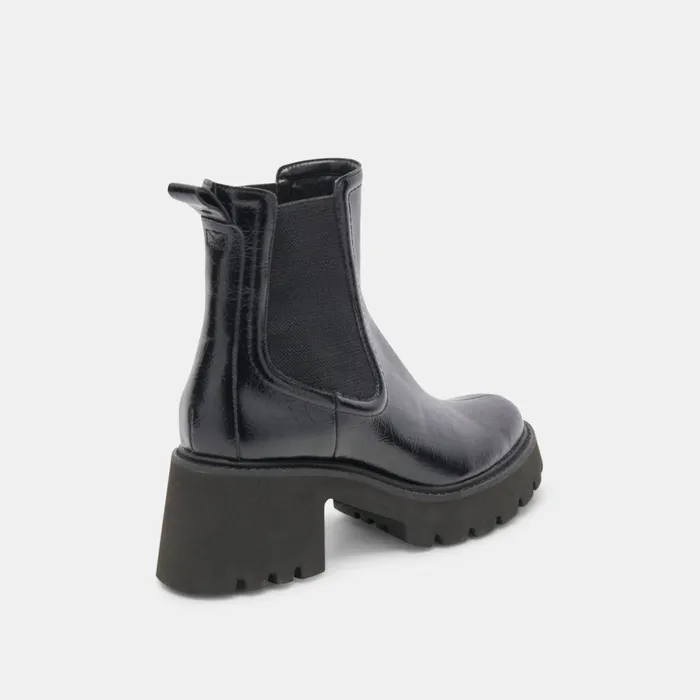Hawk H2O Booties Midnight Crinkle Patent Women Dolce Vita Boots and Booties