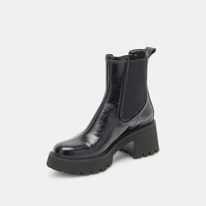 Hawk H2O Booties Midnight Crinkle Patent Women Dolce Vita Boots and Booties