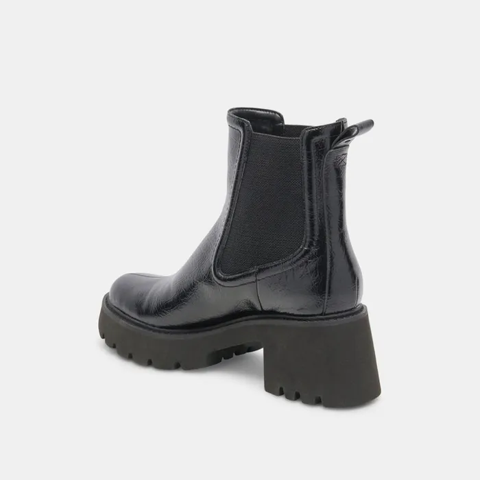 Hawk H2O Booties Midnight Crinkle Patent Women Dolce Vita Boots and Booties